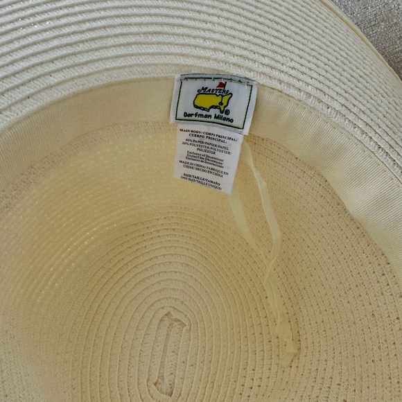 Masters 2025 Ladies Golf Sun Hat Pink Green Floral Magnolia Band New with tags - Picture 6 of 6